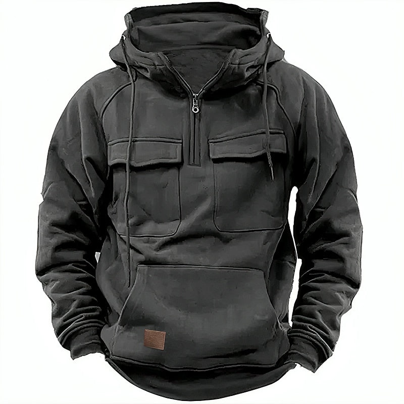 Nolan™ | Bequemer Winterhoodie mit Reißverschluss