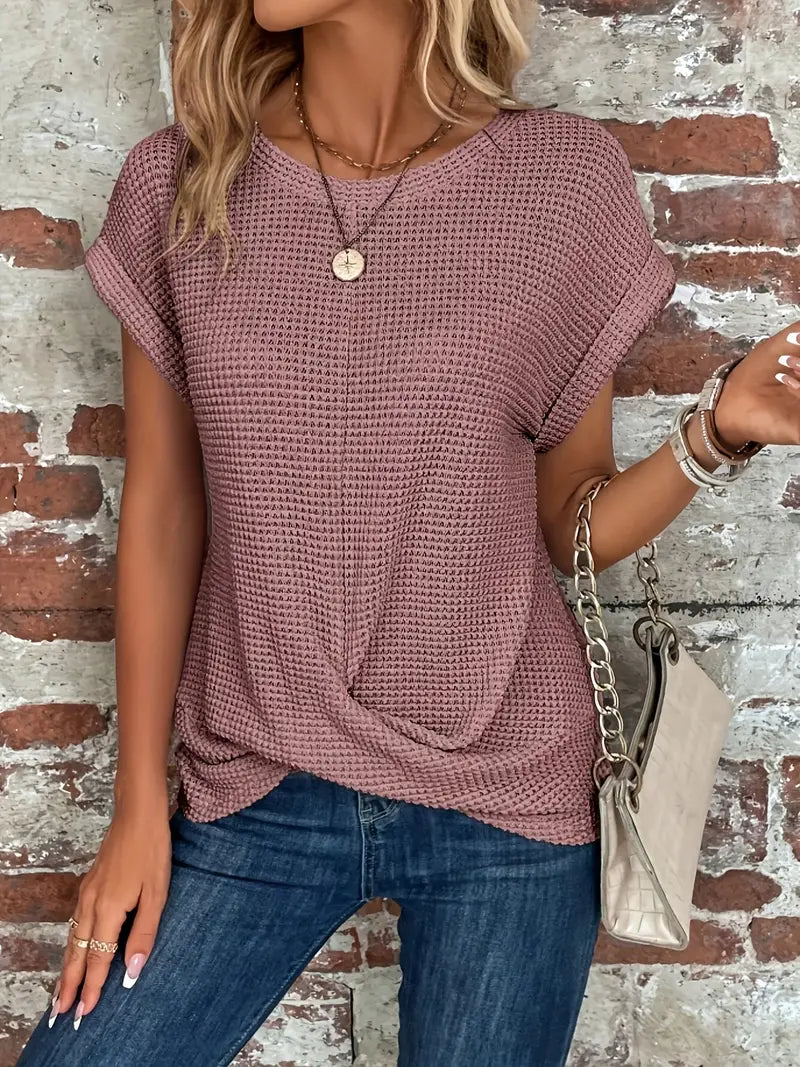 Abbie | Bequemes Alltags-Strick-Top