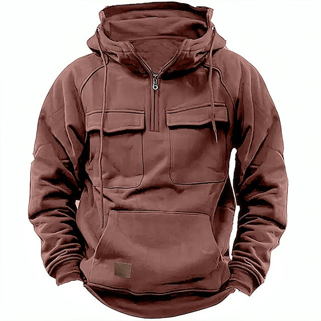 Nolan™ | Bequemer Winterhoodie mit Reißverschluss