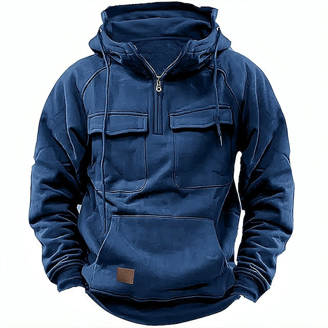 Nolan™ | Bequemer Winterhoodie mit Reißverschluss