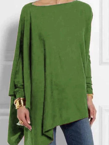 Iris | Eleganter Poncho aus Kaschmirmischung mit asymmetrischem Schnitt