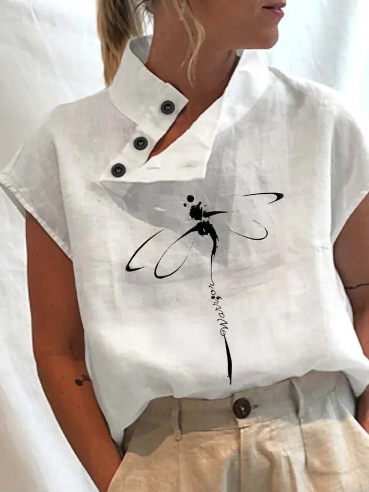 Anna - Top mit kuscheligem Druck