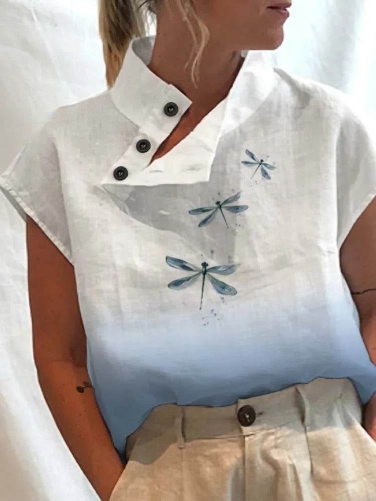 Anna - Top mit kuscheligem Druck