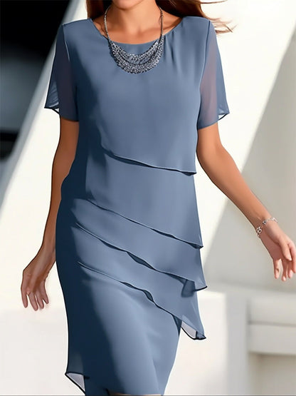 Aurora| Elegantes Kleid, das den Bauch bedeckt