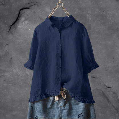 Lia | Casual Chic Baumwollhemd