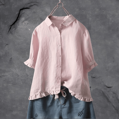 Lia | Casual Chic Baumwollhemd