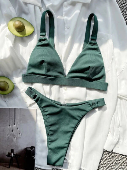 Zoe® | Delta Wing Triangel-Bikini mit Körbchen