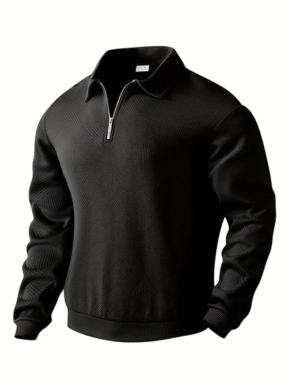 Vanessa™ | Vintage Zip-Up Trui met Geometrisches Design