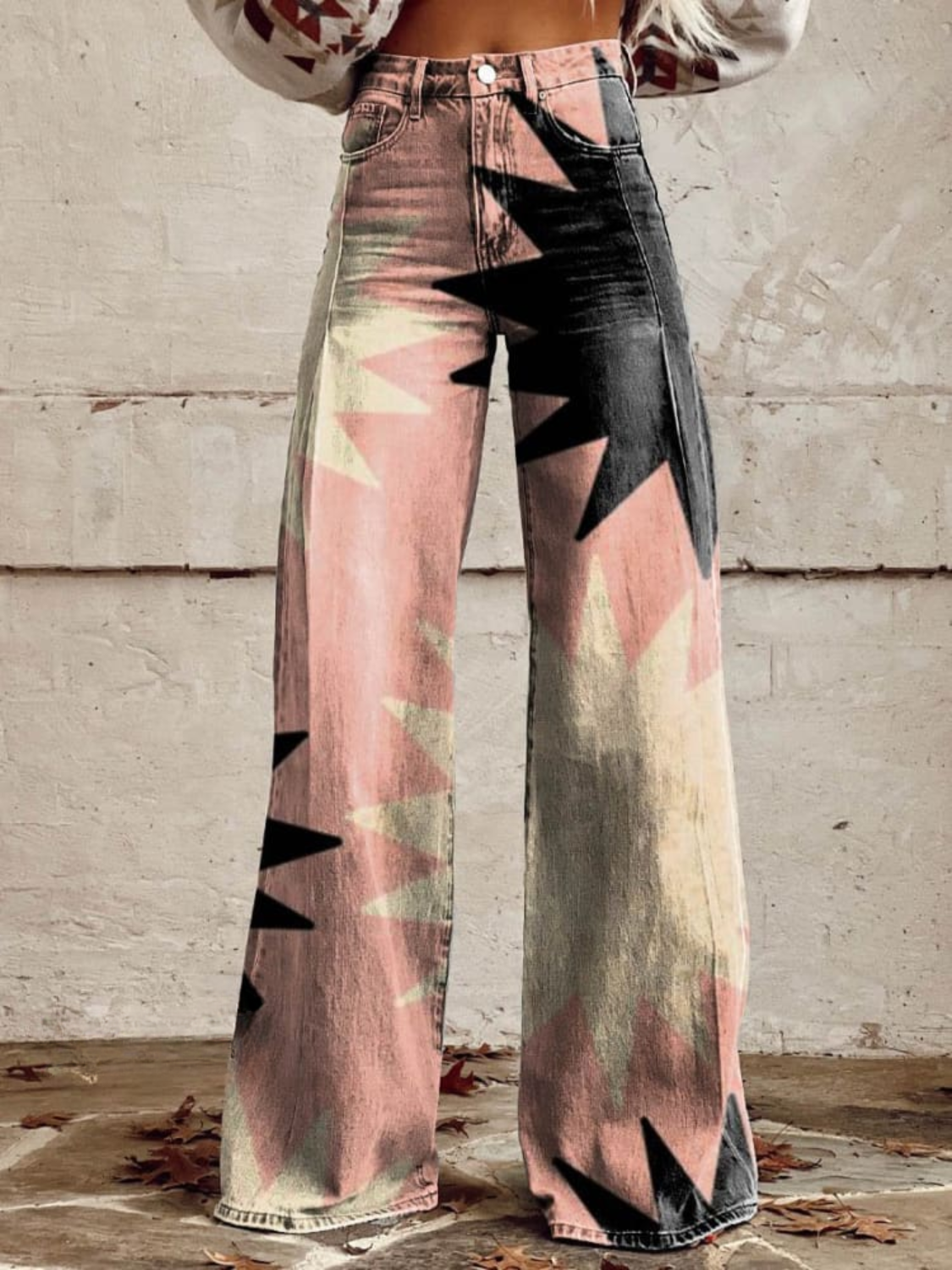 Angelic™ | Geometrische weite Hose
