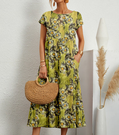 Josiane | Elegantes Blumenkleid