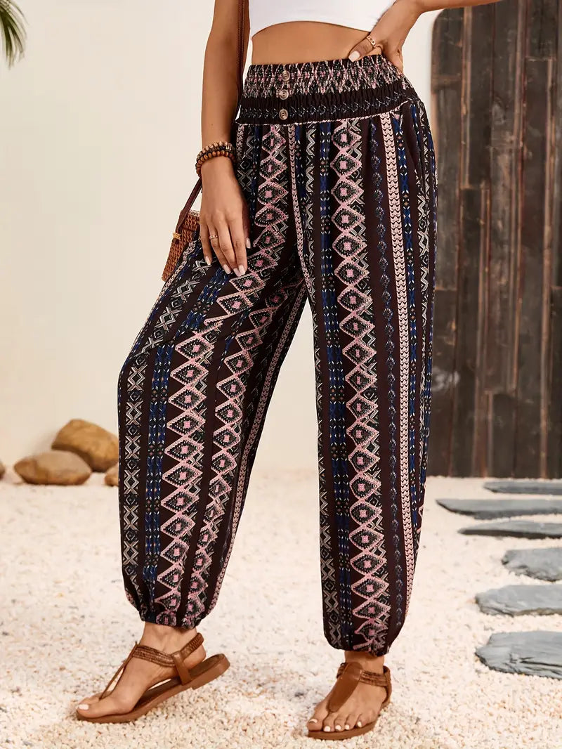Anna | Relaxed Fit Palazzo Hose | Bohème Chic | Weiche Viskose