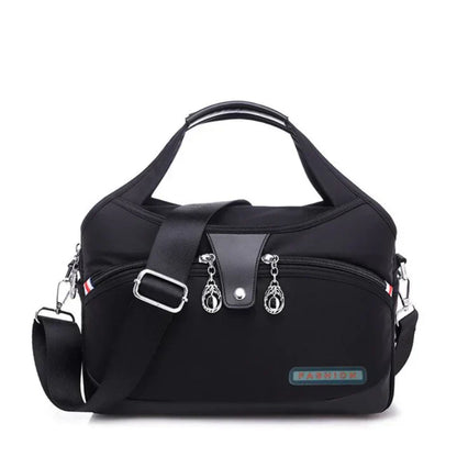 Gisela | Modische Tasche mit Fächern und Reißverschlussfach