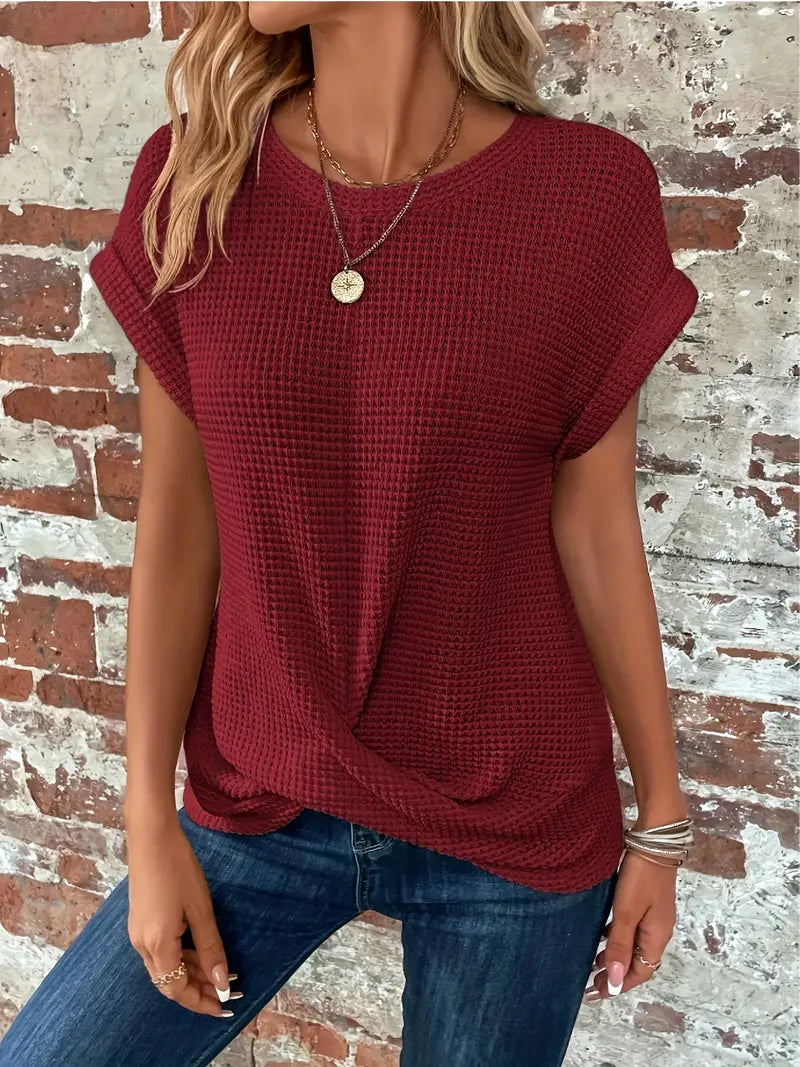 Abbie | Bequemes Alltags-Strick-Top