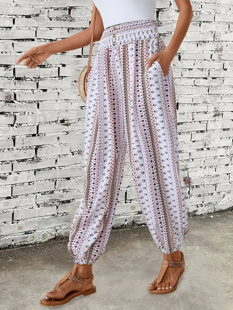 Anna | Relaxed Fit Palazzo Hose | Bohème Chic | Weiche Viskose