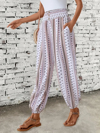 Anna | Relaxed Fit Palazzo Hose | Bohème Chic | Weiche Viskose
