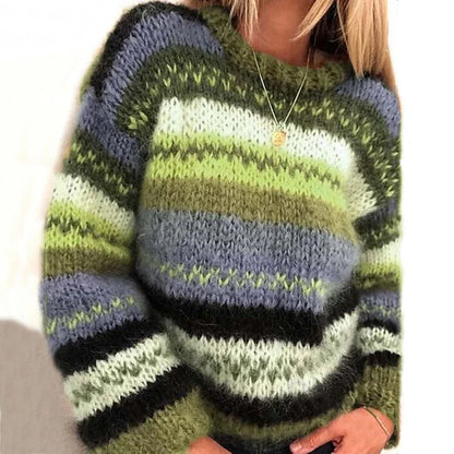 Lumora™ | Farbenfroher Jacquard-Pullover