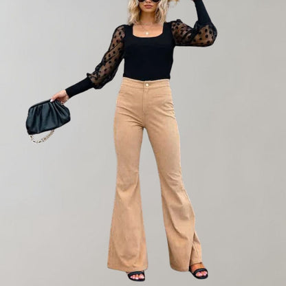 Lehua - Schicke Hose mit hoher Taille für Frauen