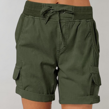 Dorthea - Damen-Shorts mit hoher Taille