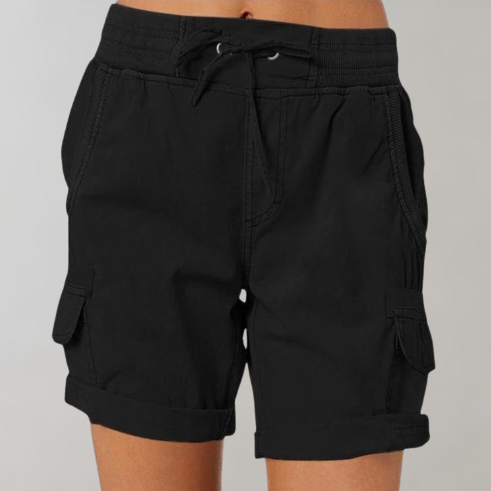 Dorthea - Damen-Shorts mit hoher Taille