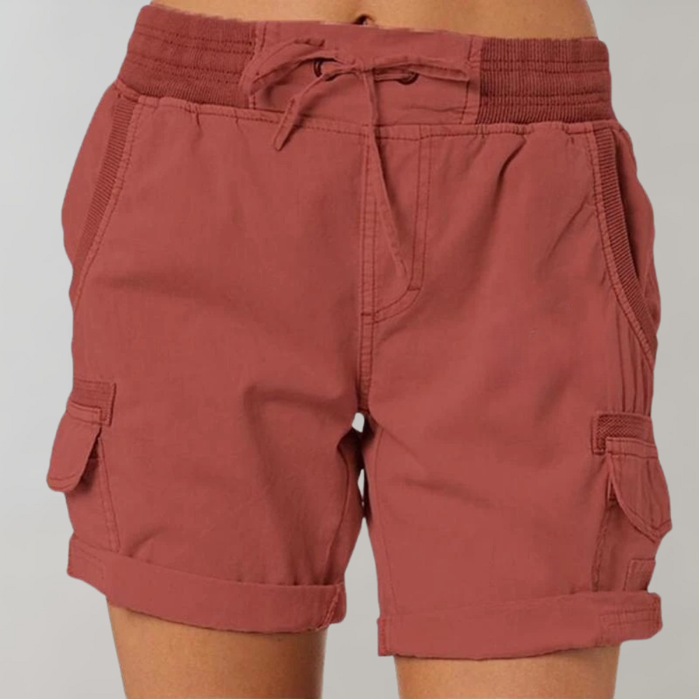 Dorthea - Damen-Shorts mit hoher Taille