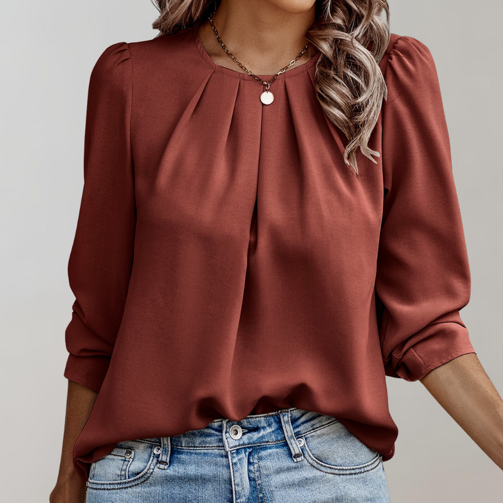 Mirthe - Faltenbluse