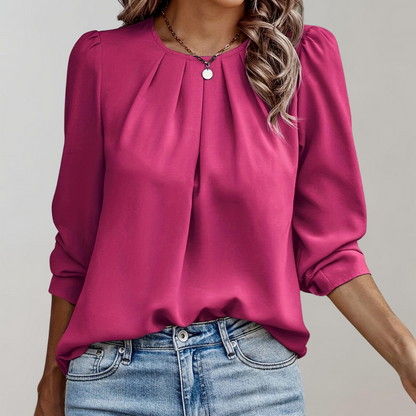 Mirthe - Faltenbluse