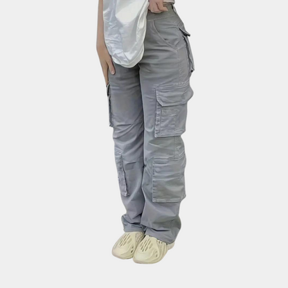 Cecilia - Damen Cargohose mit mehreren Taschen