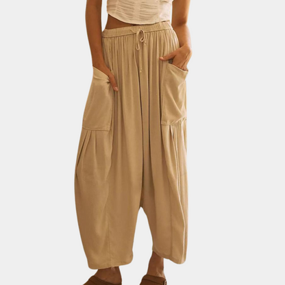 Bequeme, locker sitzende Damenhose