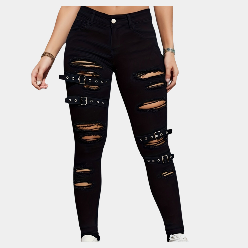 Sotiria - Stylische Rippenhosen mit trendigem Look