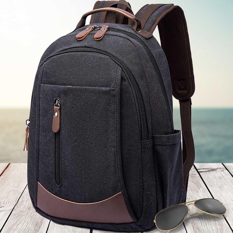 Adventurer Anti-Diebstahl-Leinwand-Reiserucksack