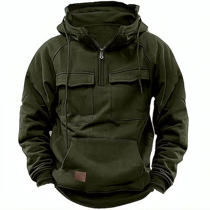 Nolan™ | Bequemer Winterhoodie mit Reißverschluss