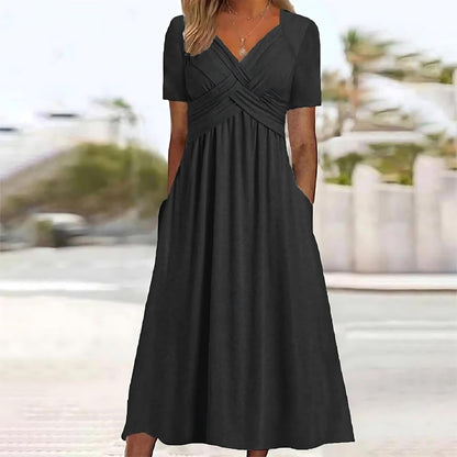 Jamal™ | Elegantes Midikleid mit Bauchbedeckung
