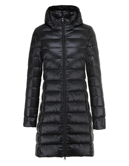 Arlithra™ | Ultraleichte lange Daunenjacke