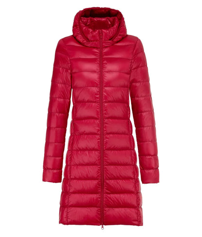 Arlithra™ | Ultraleichte lange Daunenjacke