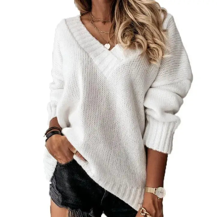 Veltri™ | Strickpullover mit V-Ausschnitt für bequeme Eleganz