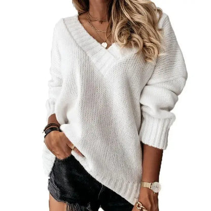 Veltri™ | Strickpullover mit V-Ausschnitt für bequeme Eleganz