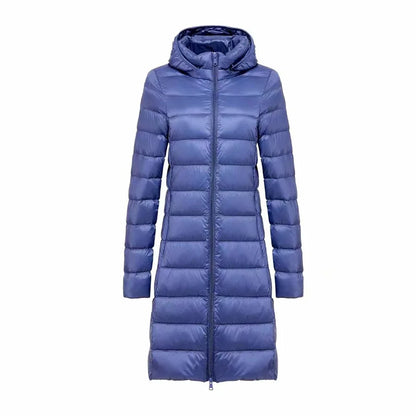 Arlithra™ | Ultraleichte lange Daunenjacke