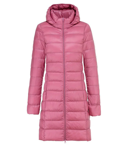 Arlithra™ | Ultraleichte lange Daunenjacke