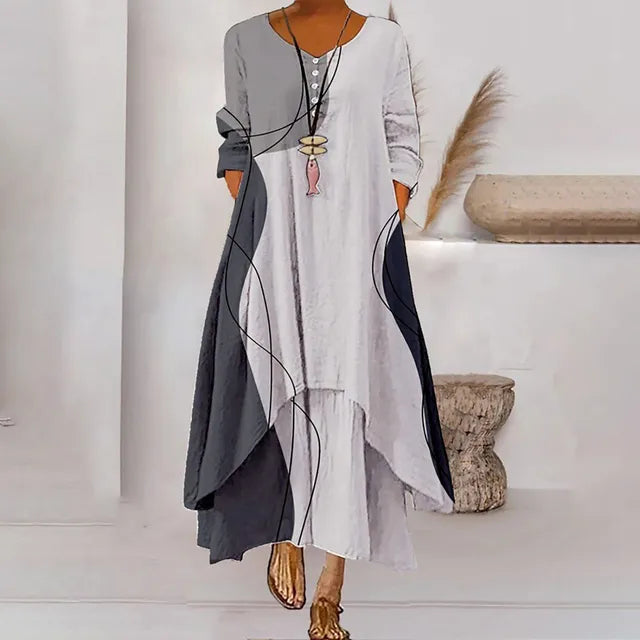 Shenna - Abstraktes Kleid