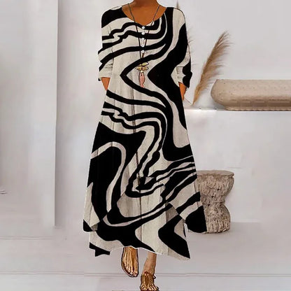 Shenna - Abstraktes Kleid