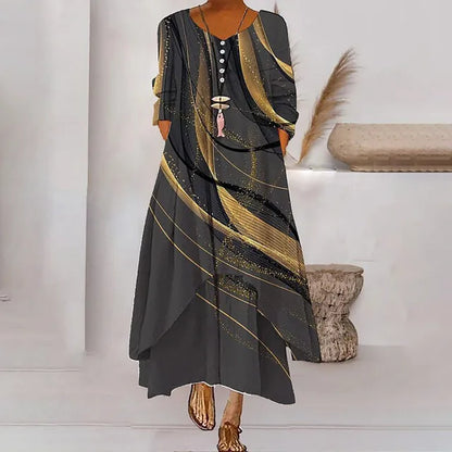 Shenna - Abstraktes Kleid