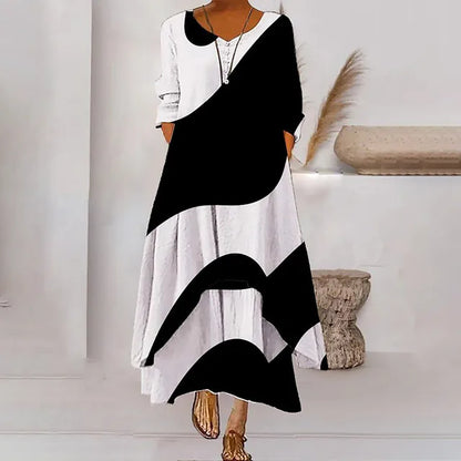 Shenna - Abstraktes Kleid