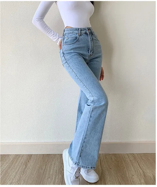 Penne - Hohe Slim Fit Stretch Jeans