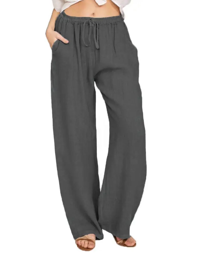 Mila | Luftige Leinenhose | Lässig & Bequem | Hohe Taille