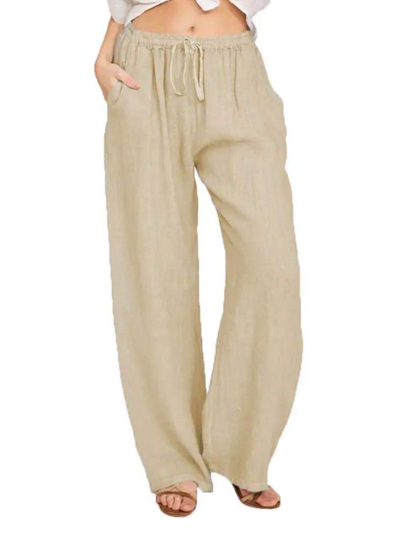 Mila | Luftige Leinenhose | Lässig & Bequem | Hohe Taille