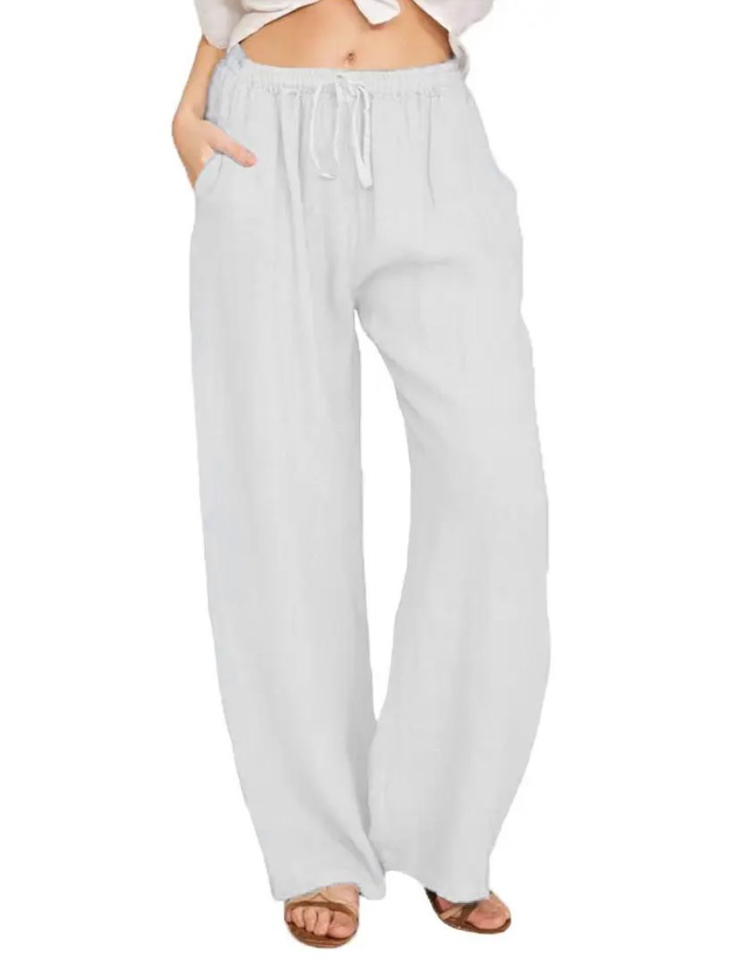 Mila | Luftige Leinenhose | Lässig & Bequem | Hohe Taille