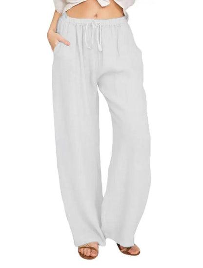 Mila | Luftige Leinenhose | Lässig & Bequem | Hohe Taille
