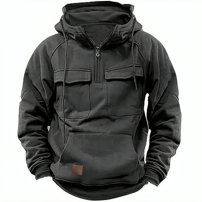 Nolan™ | Bequemer Winterhoodie mit Reißverschluss