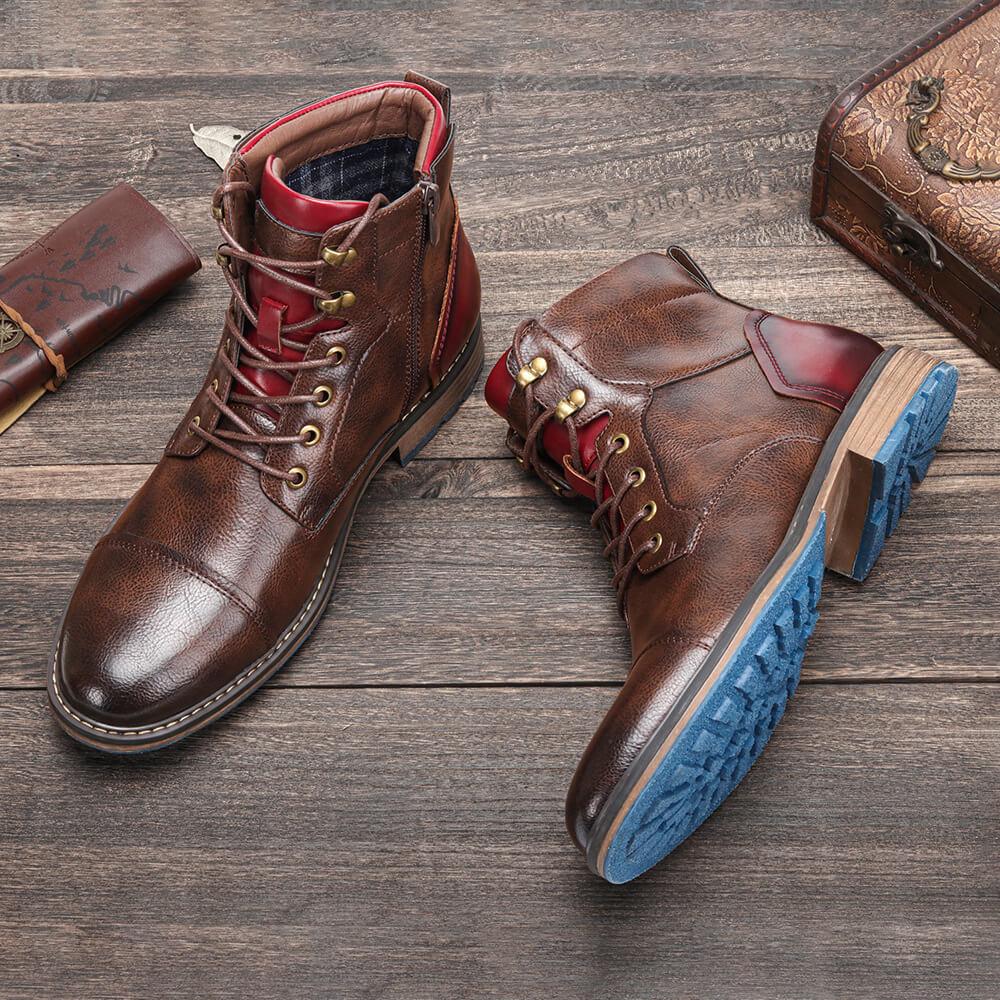 Zenlora™ | Elegante Handgemachte Oxford-Stiefel
