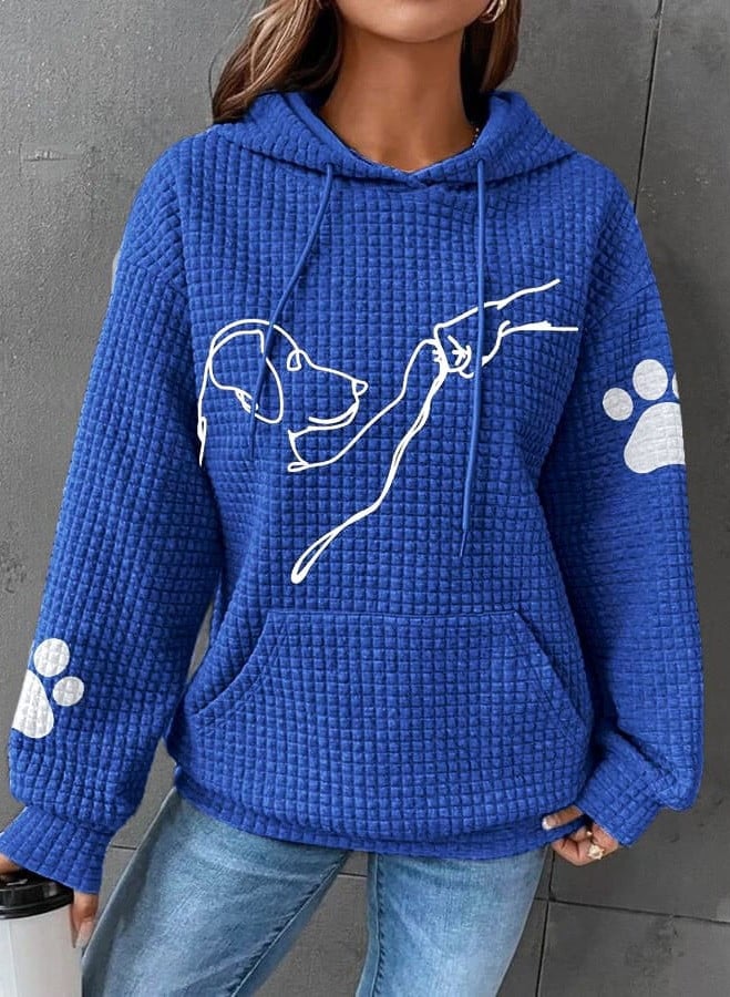 Chiara™ - Kapuzenpullover mit Hundeaufdruck
